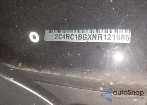 2022 Chrysler Pacifica Touring L z USA, uszkodzony, nr VIN 2C4RC1BGXNR121985